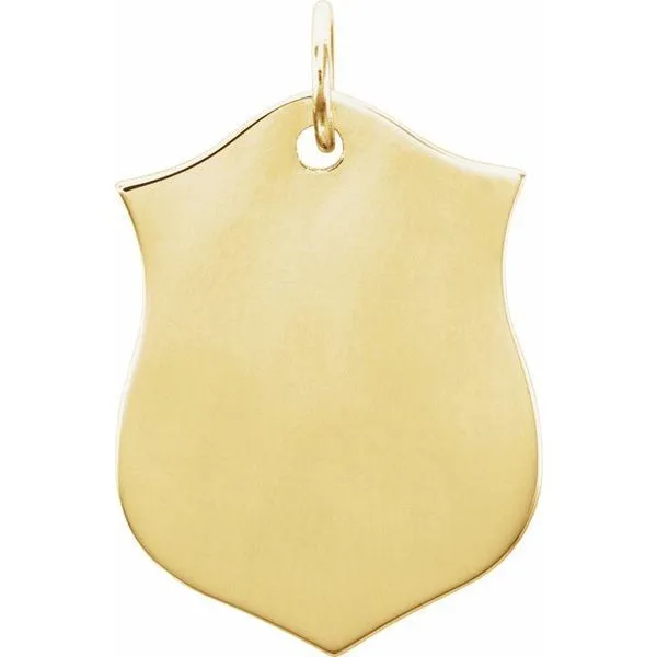 Engravable Shield Pendant Smith Jewelers Franklin, VA