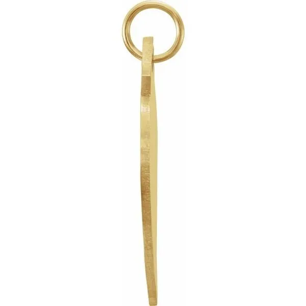 Engravable Shield Pendant Image 2 James & Williams Jewelers Berwyn, IL