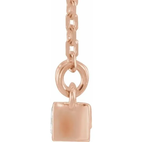 Baguette Bar Necklace Image 2 Rasmussen Jewelers Spanish Fork, UT