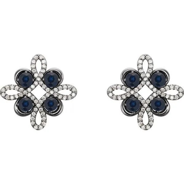 Clover Earrings Image 2 Milan's Jewelry Inc Sarasota, FL