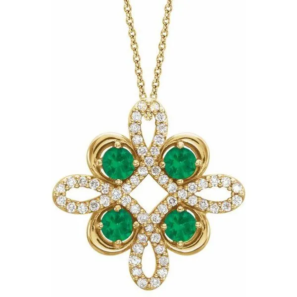 Clover Necklace Hopman Jewelers Elkhart, IN