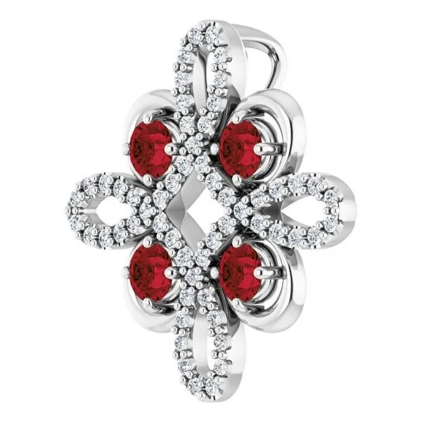 Clover Pendant Image 2 Long Jewelers Chesapeake, VA