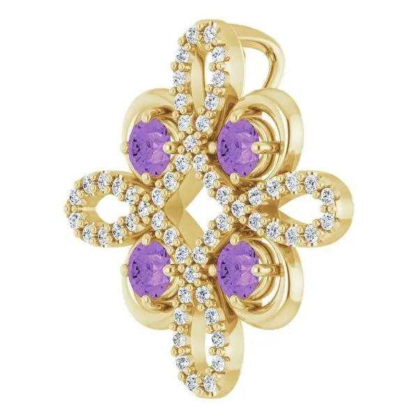 Clover Pendant Image 2 Arnold's Jewelry and Gifts Logansport, IN