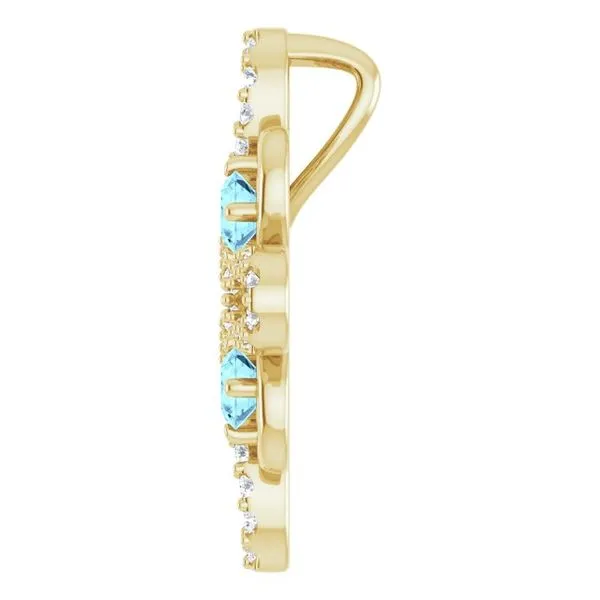 Clover Pendant Image 3 Hopman Jewelers Elkhart, IN