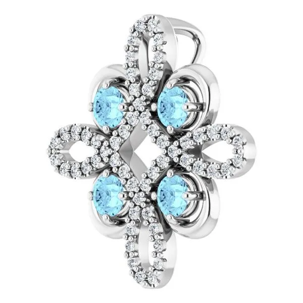 Clover Pendant Image 2 Long Jewelers Chesapeake, VA