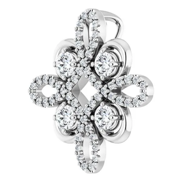 Clover Pendant Image 2 Ellsworth Jewelers Ellsworth, ME