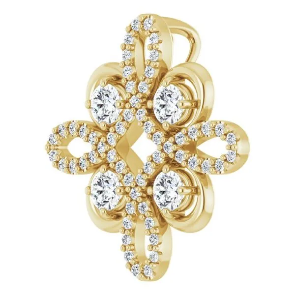 Clover Pendant Image 2 James & Williams Jewelers Berwyn, IL