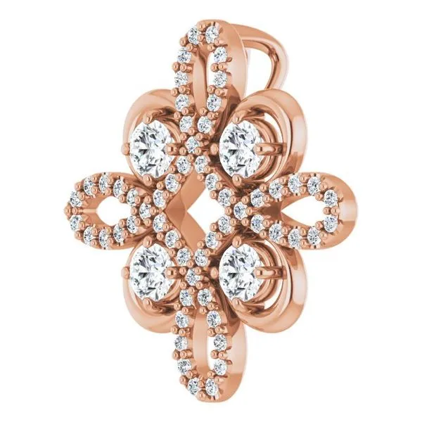 Clover Pendant Image 2 Hopman Jewelers Elkhart, IN