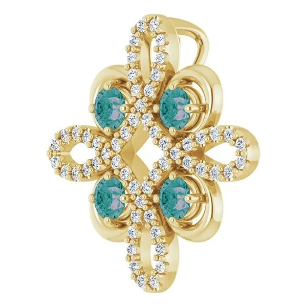 Clover Pendant Image 2 James & Williams Jewelers Berwyn, IL