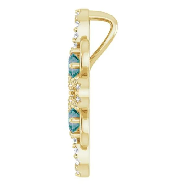 Clover Pendant Image 3 Douglas Jewelers Conroe, TX