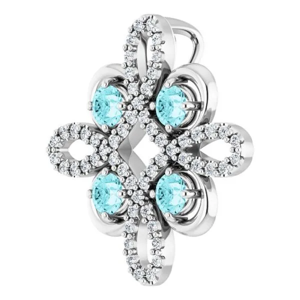 Clover Pendant Image 2 Smith Jewelers Franklin, VA