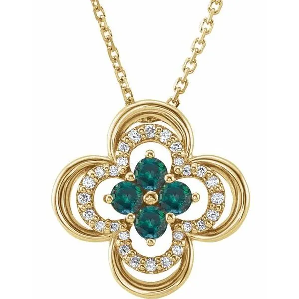 Clover Necklace J. Meredith Jewelers Delafield, WI