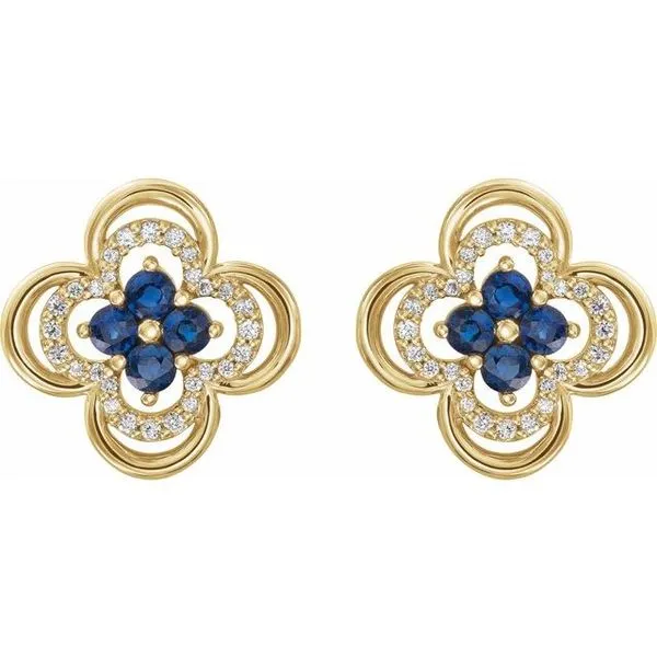 Clover Earrings Image 2 Long Jewelers Chesapeake, VA