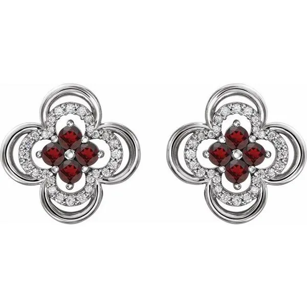 Clover Earrings Image 2 Long Jewelers Chesapeake, VA