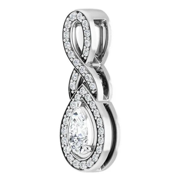 Halo-Style Pendant Image 2 Becky Beck's Jewelry DeKalb, IL