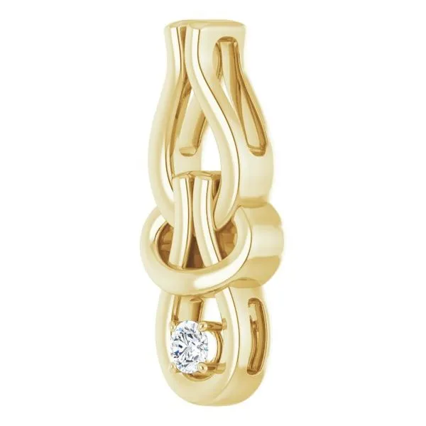 Freeform Pendant Image 2 James & Williams Jewelers Berwyn, IL