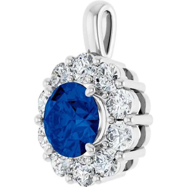 Halo-Style Pendant Image 2 J. Meredith Jewelers Delafield, WI