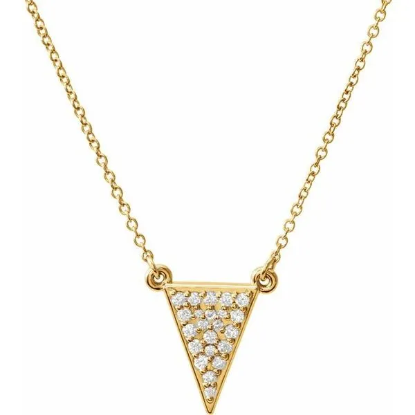 Triangle Necklace Hopman Jewelers Elkhart, IN