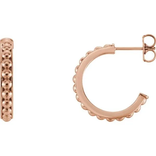 Beaded Hoop Earrings James & Williams Jewelers Berwyn, IL