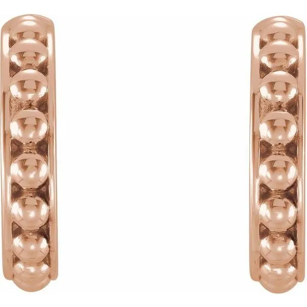 Beaded Hoop Earrings Image 2 Hopman Jewelers Elkhart, IN