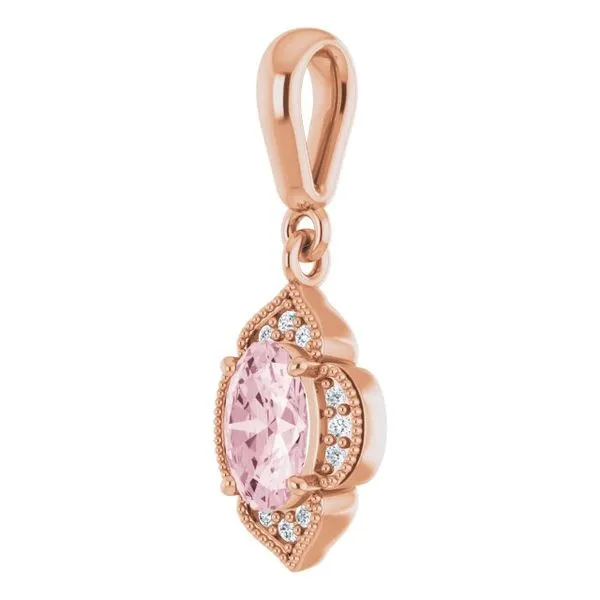 Halo-Style Pendant Image 2 J. Meredith Jewelers Delafield, WI