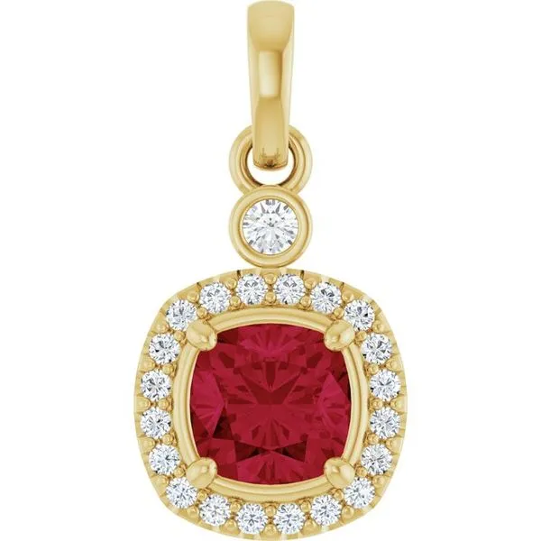 Halo-Style Pendant Diny's Jewelers Middleton, WI