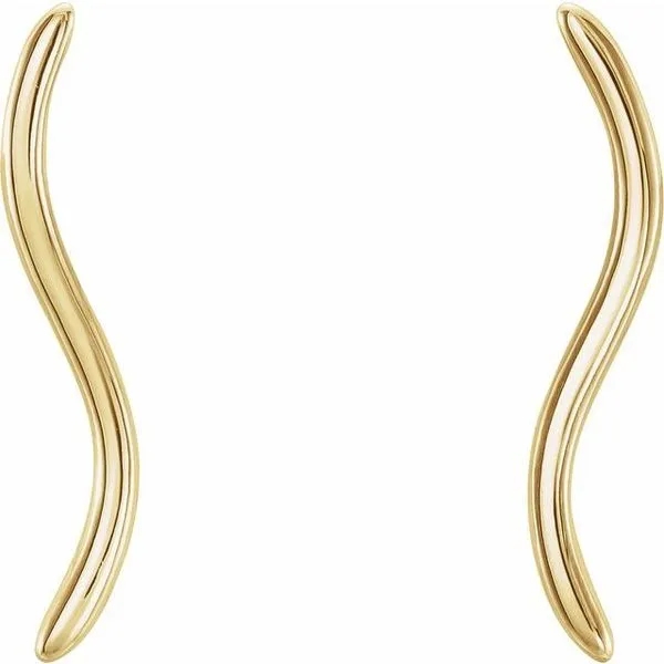 Wavy Ear Climbers Image 2 Hopman Jewelers Elkhart, IN