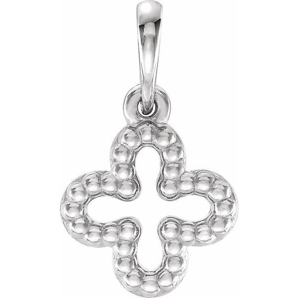 Beaded Clover Pendant James & Williams Jewelers Berwyn, IL