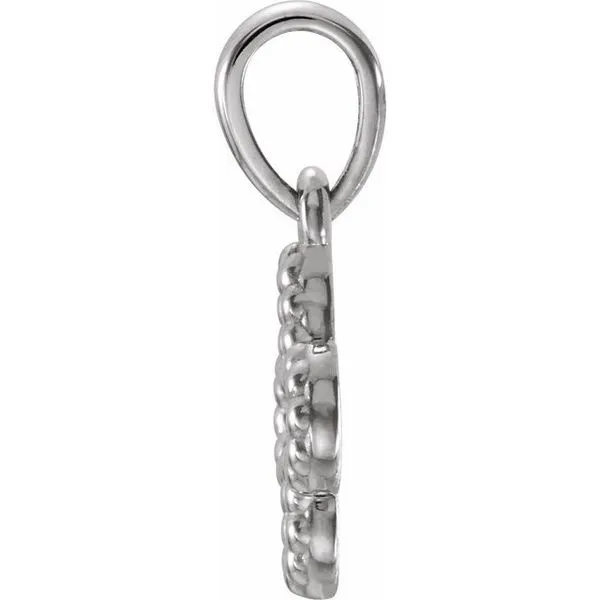 Beaded Clover Pendant Image 2 Boyd Jewelers Wesley Chapel, FL