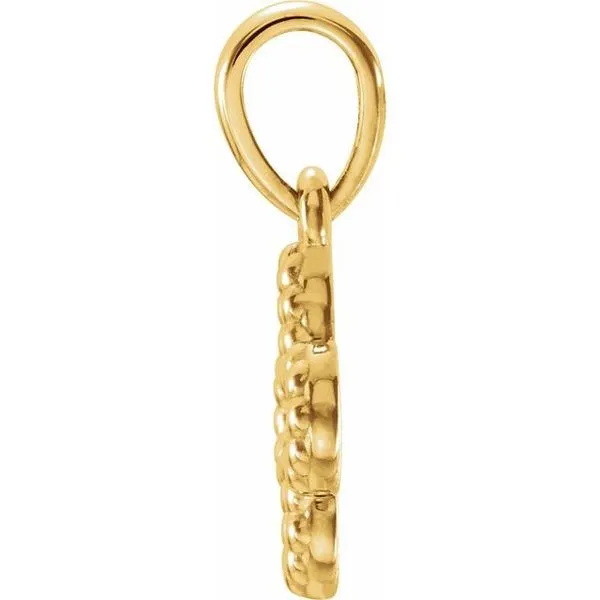 Beaded Clover Pendant Image 2 Arnold's Jewelry and Gifts Logansport, IN