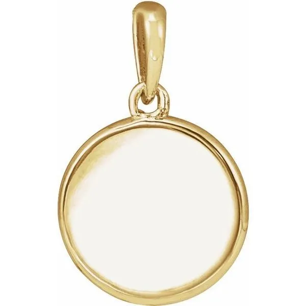 Engravable Starburst Pendant Image 3 James & Williams Jewelers Berwyn, IL