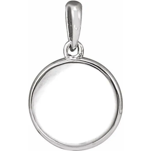 Engravable Starburst Pendant Image 3 Hopman Jewelers Elkhart, IN