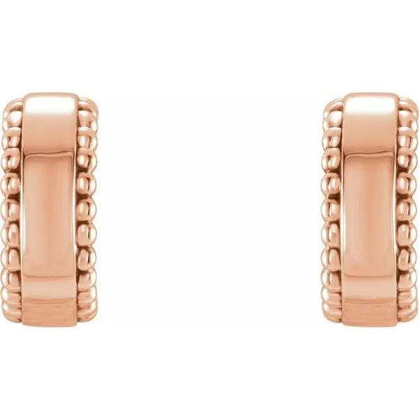 Beaded Hoop Earrings Image 2 Hopman Jewelers Elkhart, IN