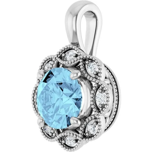 Halo-Style Pendant Image 2 Rasmussen Jewelers Spanish Fork, UT
