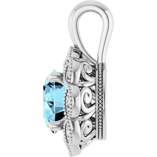 Halo-Style Pendant Image 3 Rasmussen Jewelers Spanish Fork, UT