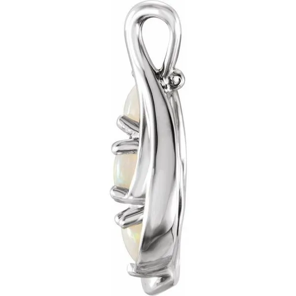 Three-Stone Cabochon Pendant Image 2 Hopman Jewelers Elkhart, IN