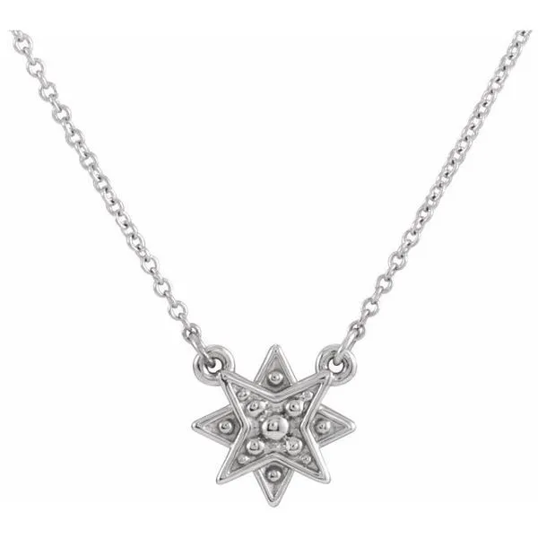 Star Necklace or Necklace Center J. Meredith Jewelers Delafield, WI