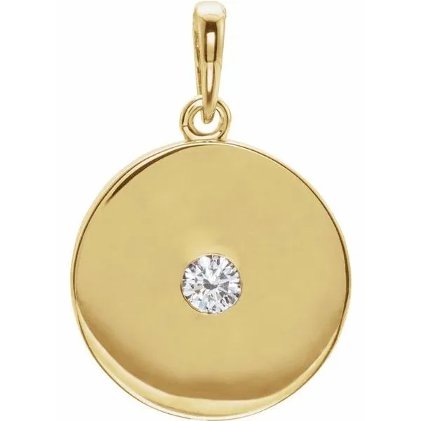 Disc Pendant Hopman Jewelers Elkhart, IN