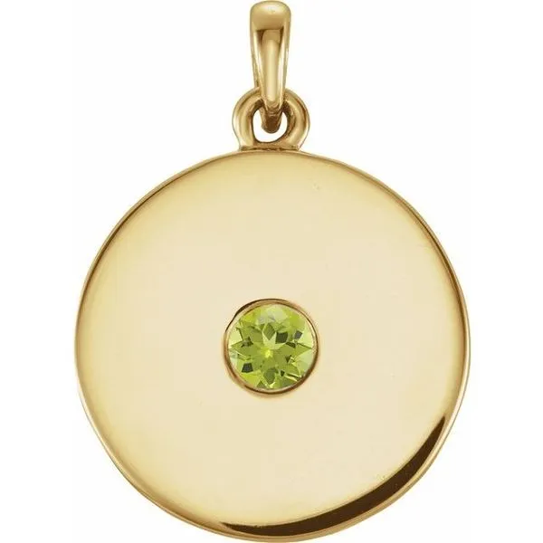 Disc Pendant Hopman Jewelers Elkhart, IN