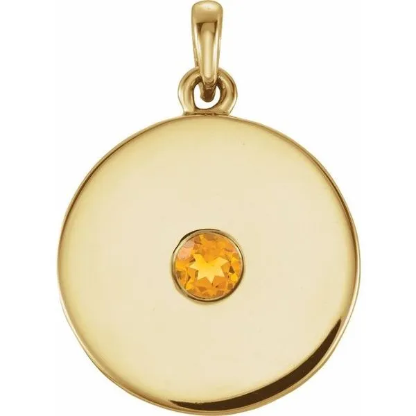 Disc Pendant Scirto's Jewelry Lockport, NY