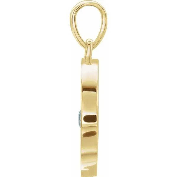 Disc Pendant Image 2 Hopman Jewelers Elkhart, IN