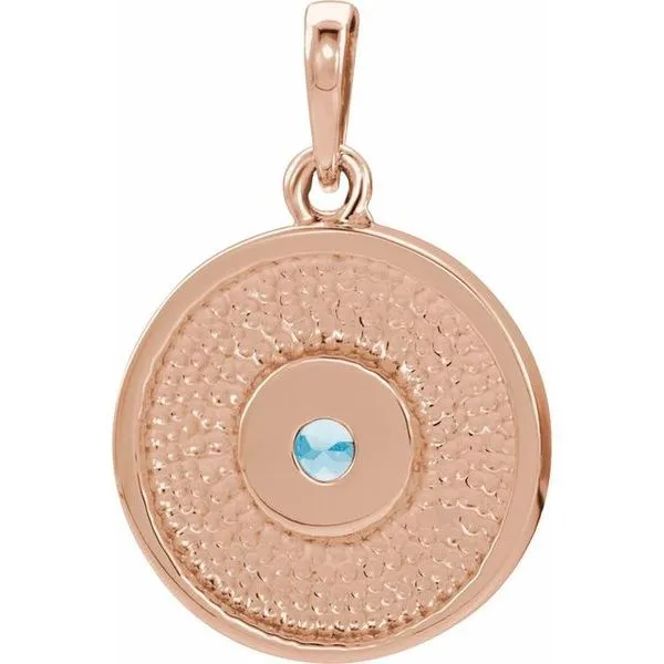 Disc Pendant Image 3 Hopman Jewelers Elkhart, IN