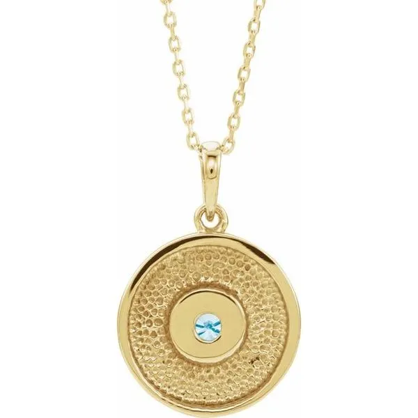 Disc Necklace Image 3 M. J. Thomas Jewelers, Ltd. Stratford, CT