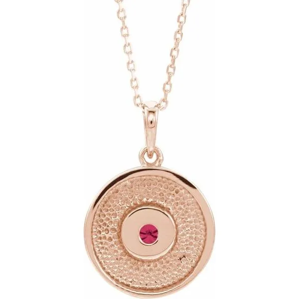 Disc Necklace Image 3 James & Williams Jewelers Berwyn, IL