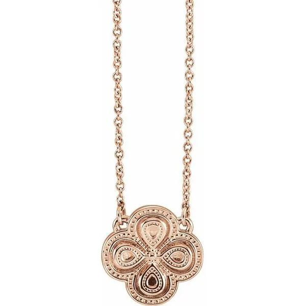 Clover Necklace Scirto's Jewelry Lockport, NY