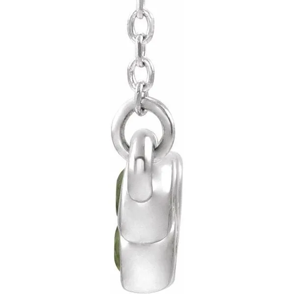 Bezel-Set Bar Necklace Image 2 Rasmussen Jewelers Spanish Fork, UT