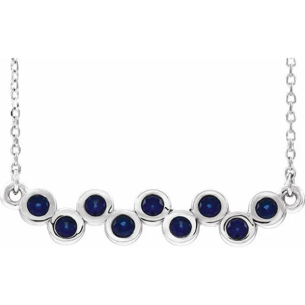 Bezel-Set Bar Necklace Rasmussen Jewelers Spanish Fork, UT