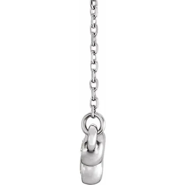 Bezel-Set Bar Necklace Image 2 Hopman Jewelers Elkhart, IN