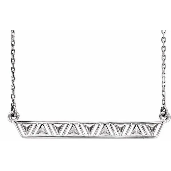 Triangle Bar Necklace Hopman Jewelers Elkhart, IN