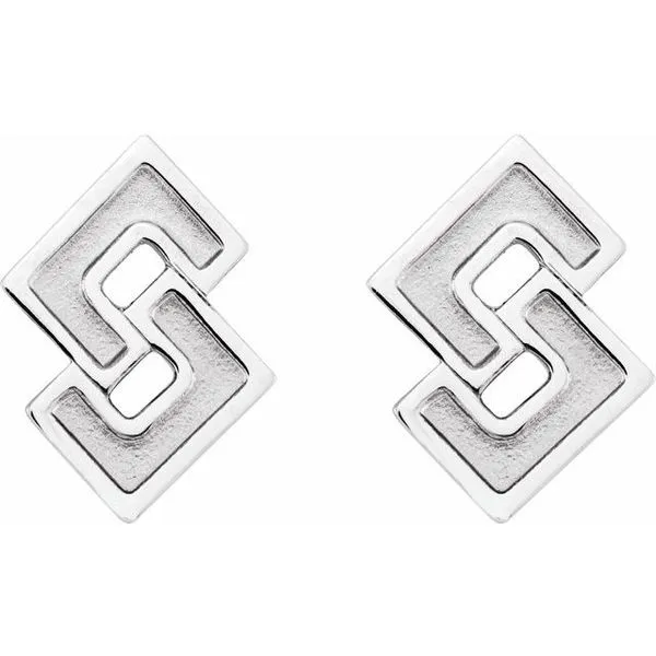 Geometric Earrings Image 2 Woelk's House of Diamonds Russell, KS